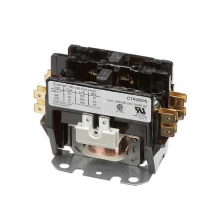 Trane Contactor; 2P 30A 208/240Vac CTR02595